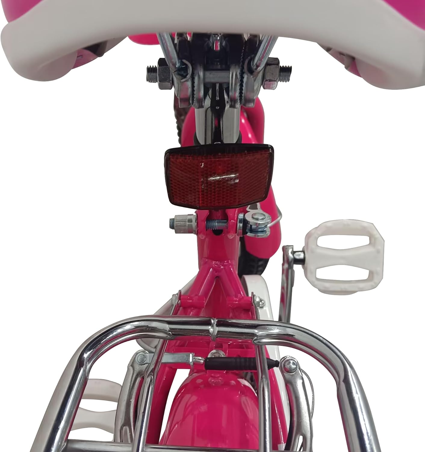 CYDAL 12 Inch Pink Kids Bike for Girls (Ages 5–7) – Children’s Bicycle with Stabilisers, Basket, Bell & Adjustable Seat