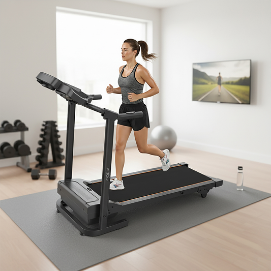 EVOLVE Foldable Walking Pad Treadmill with Incline & Bluetooth – Compact Home Fitness Solution