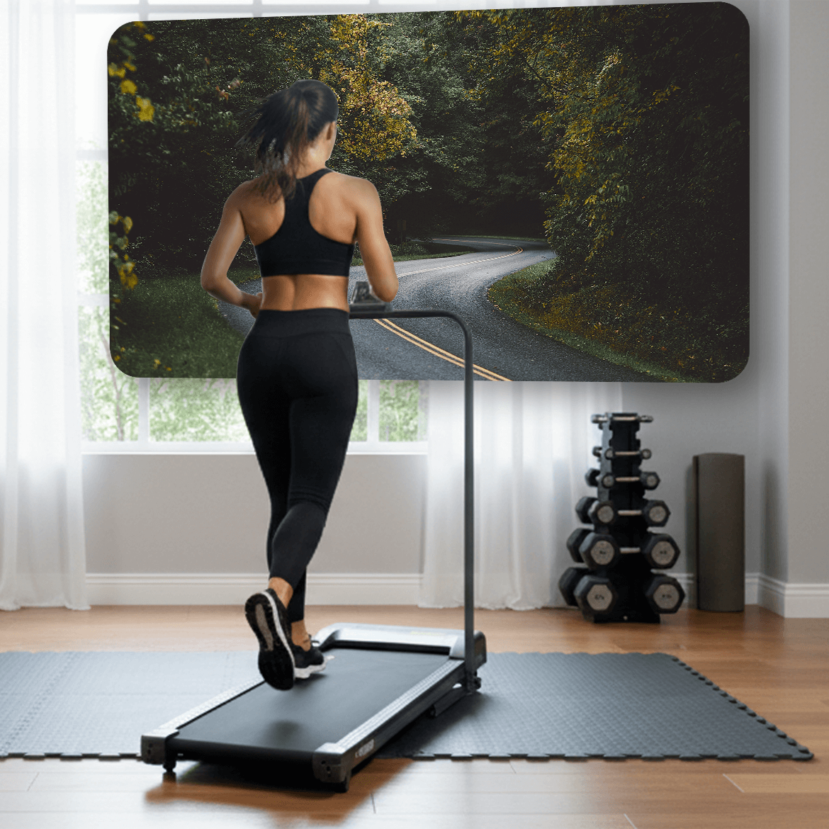 EVOLVE Walking Pad Treadmill for Home – Foldable, Quiet & Portable Fitness for Everyday Movement
