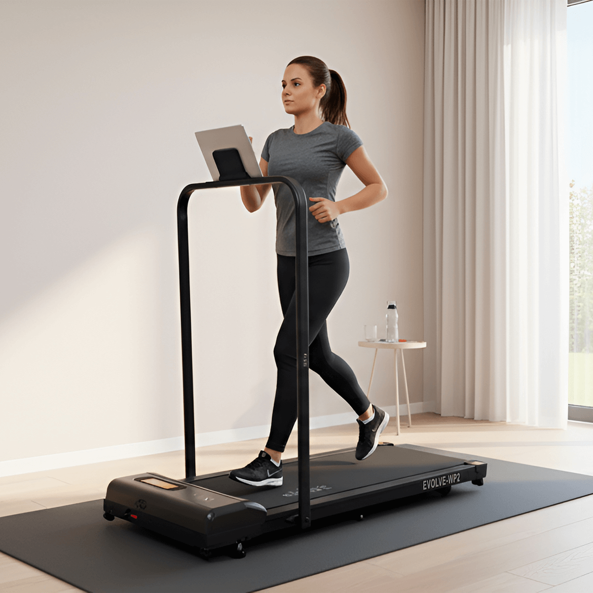 EVOLVE Walking Pad Treadmill for Home – Foldable, Quiet & Portable Fitness for Everyday Movement