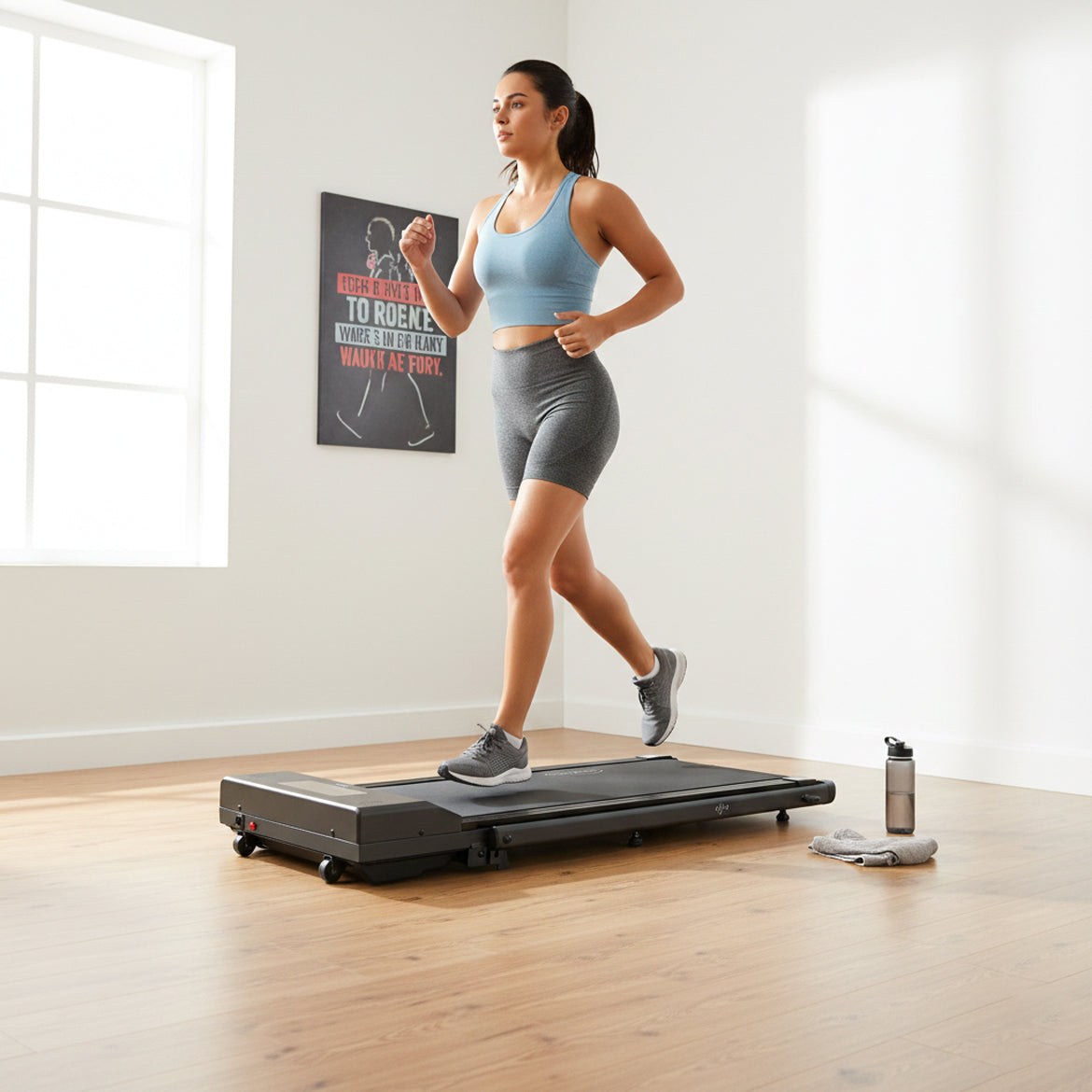 EVOLVE Walking Pad Treadmill CR-A1F6 – Foldable, Quiet & Space-Saving Home Walking Treadmill