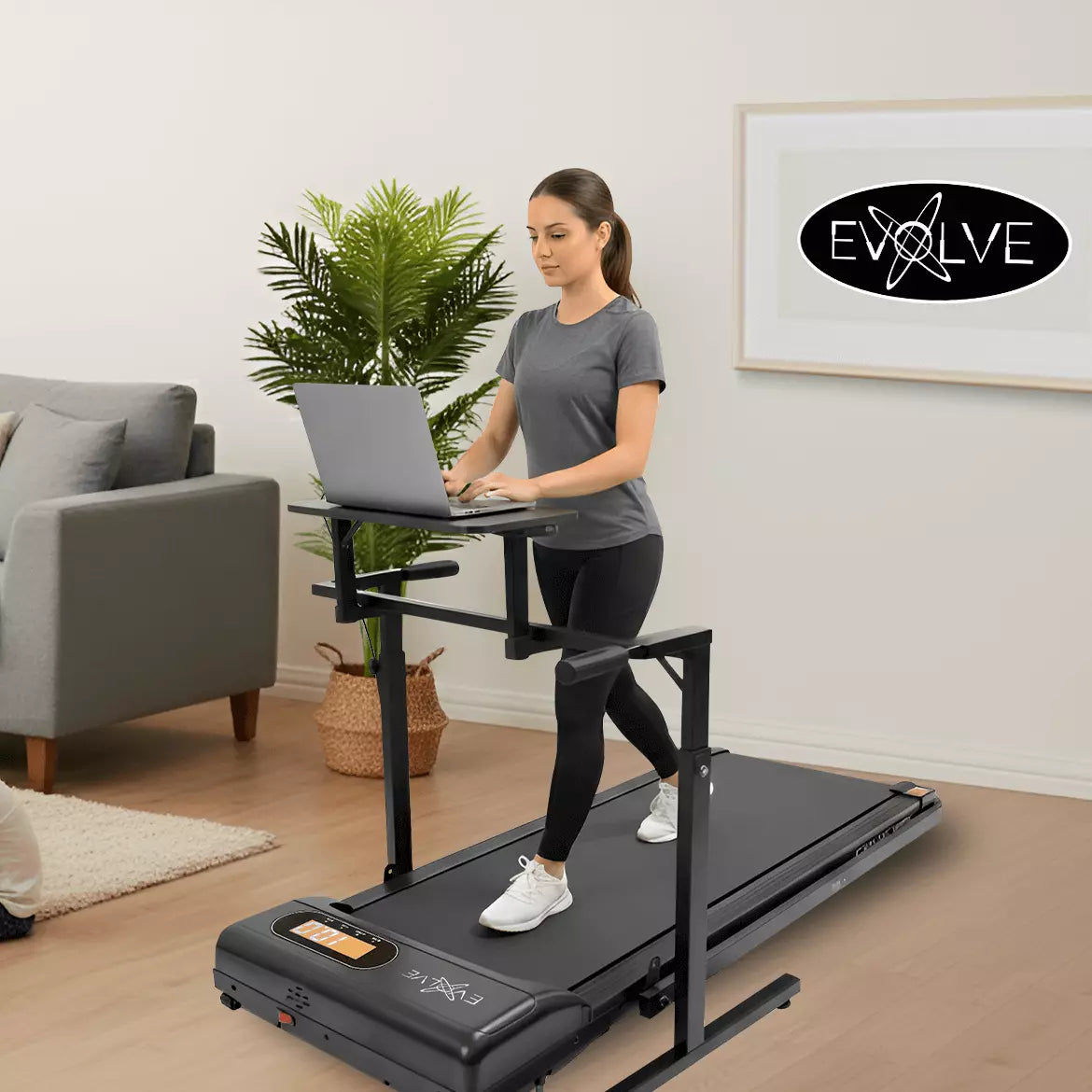 EVOLVE Walking Pad Treadmill for Home – Foldable, Quiet & Portable Fitness for Everyday Movement